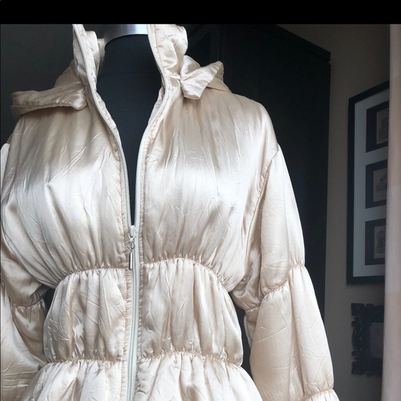 Red Line Womens Size S Shiny Gold Puffer Jacket - Picture 10 of 11